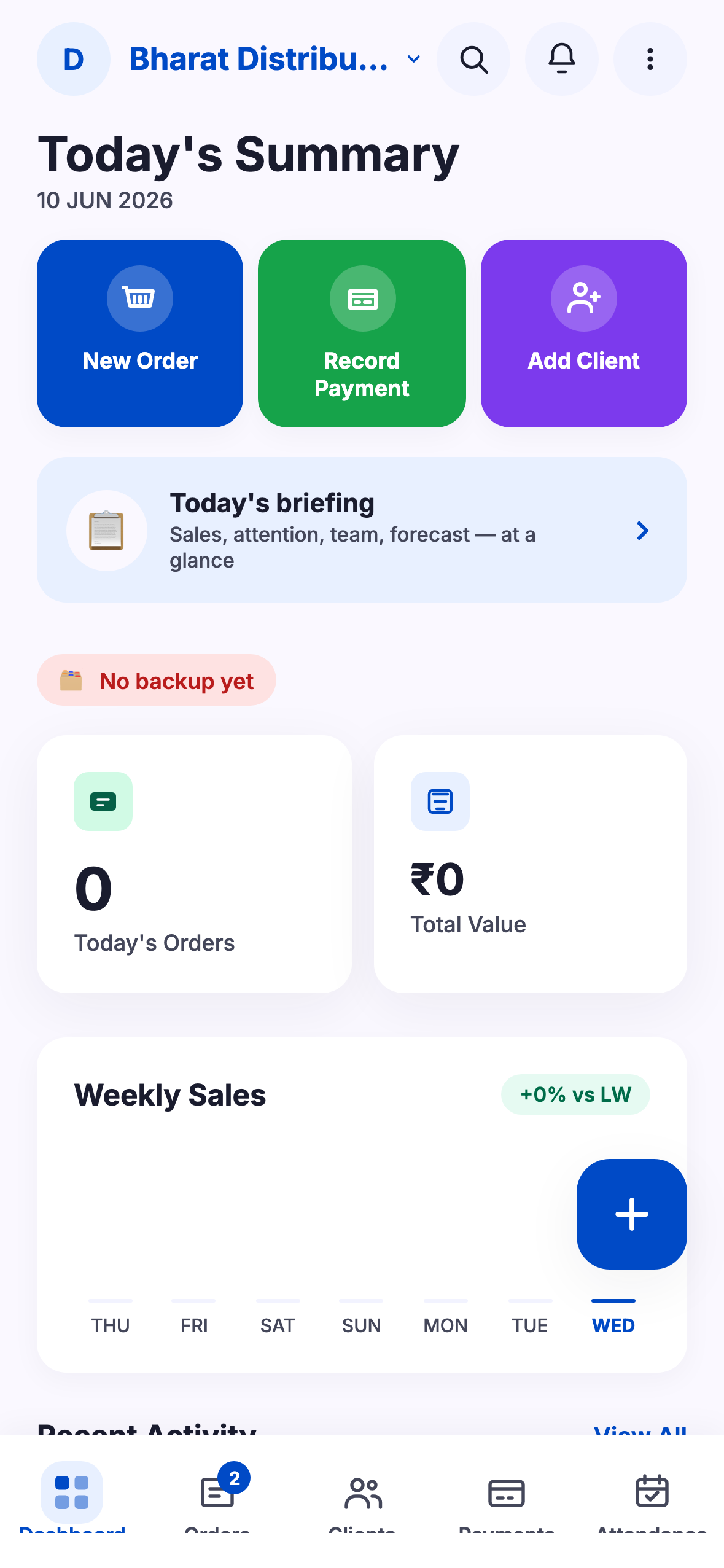 Open the day screenshot